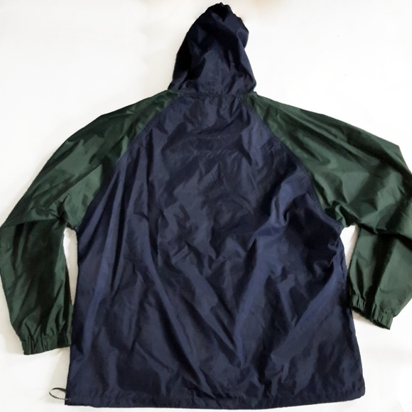 Jansport Vintage Mens Windbreaker Jacket XL Blue - Picture 6 of 7